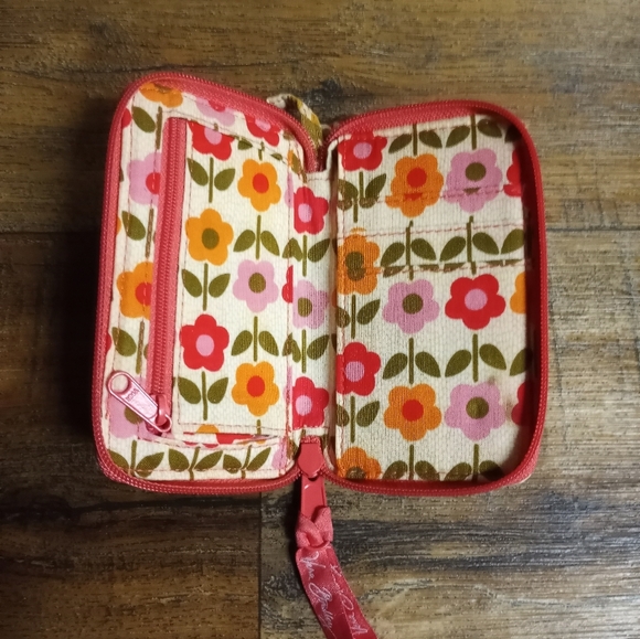 Vera Bradley 4 pc Bundle Make Up Bag/Curling Iron Case/Eyeglass Case/Mini Wallet - Picture 11 of 12